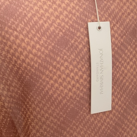 JONATHAN SIMKHAI Standard Carson Shimmer Tulle Tee - NWT - Large - Picture 3 of 4